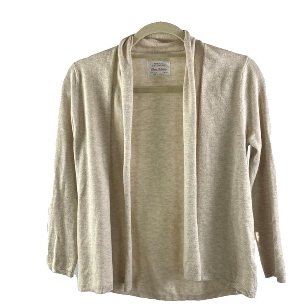 Zara Girls knit cardigan cream color- size 11/12